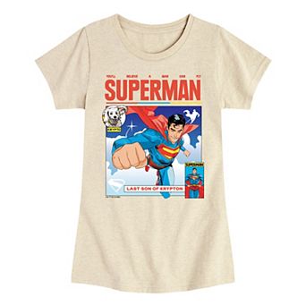 Girls 7-16 Superman Last Son of Krypton Graphic Tee