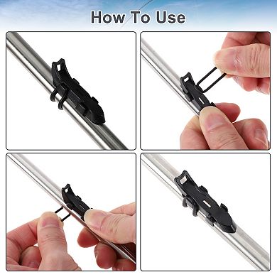 Fishing Hook Keeper, Fishing Rod Hook Keeper, Quick Installation Hook Holder for Fishing Rod, 1 Set