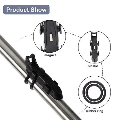 Fishing Hook Keeper, Fishing Rod Hook Keeper, Quick Installation Hook Holder for Fishing Rod, 1 Set