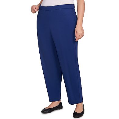 Plus Size Alfred Dunner Allure Fitted Stretch Short Length Pants