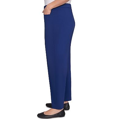 Plus Size Alfred Dunner Allure Fitted Stretch Short Length Pants