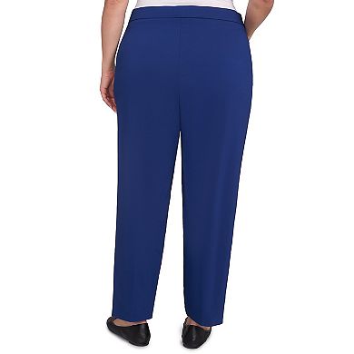 Plus Size Alfred Dunner Allure Fitted Stretch Short Length Pants