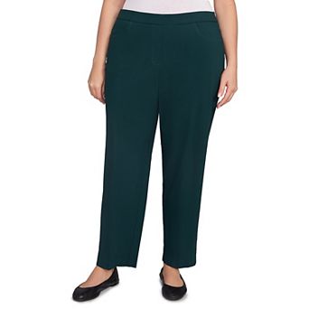 Plus Size Alfred Dunner Allure Fitted Stretch Medium Length Pants