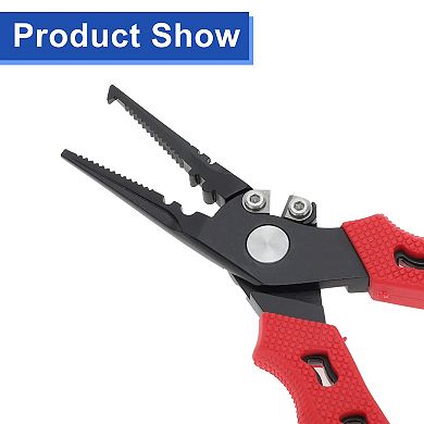 Fishing Pliers with Non-Slip Handle, Fishing Pliers for Saltwater, Fish Pliers, 1 Set