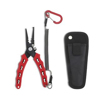 Fishing Pliers with Non-Slip Handle, Fishing Pliers for Saltwater, Fish Pliers, 1 Set