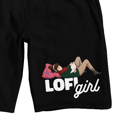 Men's Lofi Girl Pajama Shorts