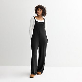 Juniors' Live To Be Spoiled 2-for-1 Jumpsuit with Long Sleeve Shirt