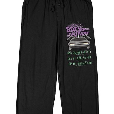 Men's Back To The Future Pajama Pants