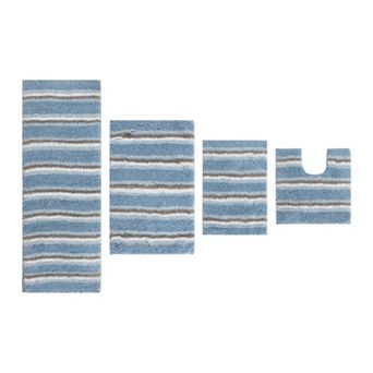Home Weavers Glamour Collection 100% Microfiber Bathroom Rug, Non Slip & Fast Dry Bath Rug