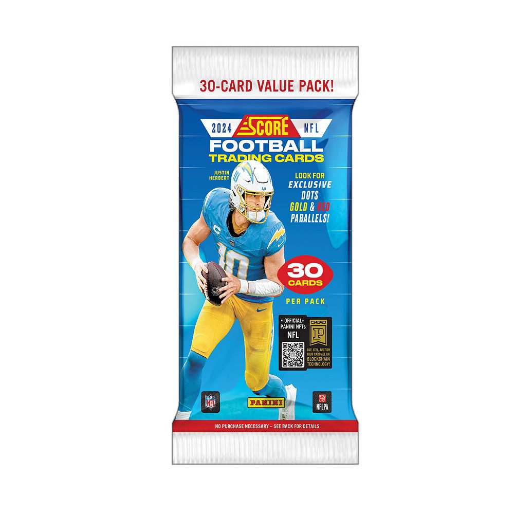 NFL Score Football Trading Cards 30-Card Value Pack