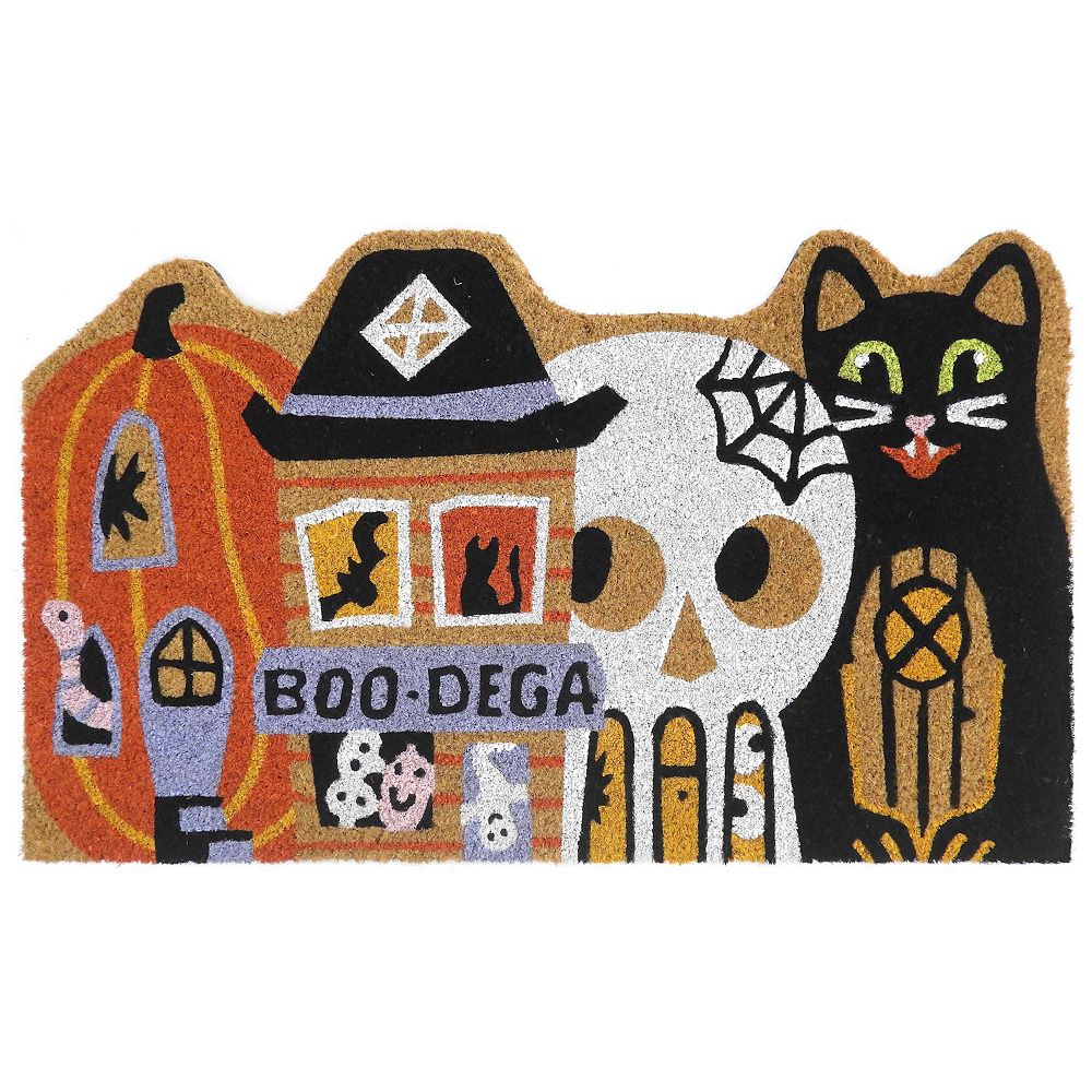 Celebrate Together™ Halloween Multi Coir Boo-dega Rug