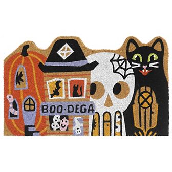 Celebrate Together™ Halloween Multi Coir Boo-dega Rug