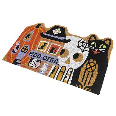 Celebrate Together™ Halloween Multi Coir Boo-dega Rug