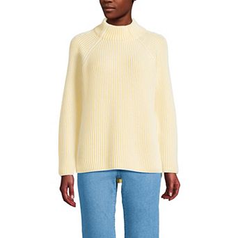 Women's Lands' End Mock Neck Sweater