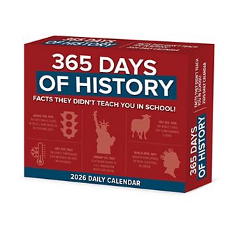 Willow Creek Press 365 Days of History 2026 Daily Desktop Calendar