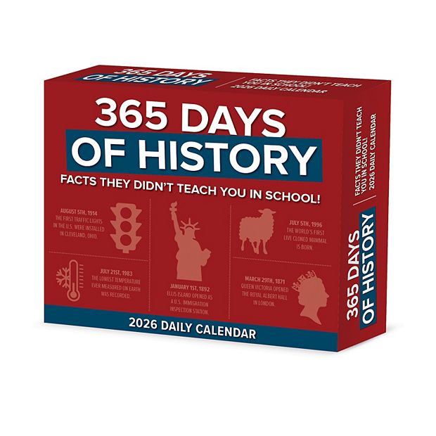 Willow Creek Press 365 Days of History 2026 Daily Desktop Calendar