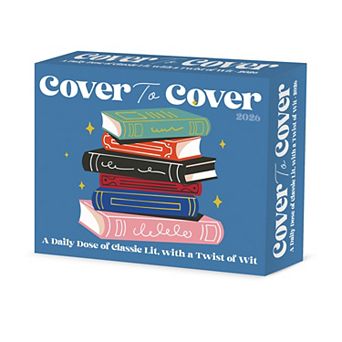 Willow Creek Press 2026 Cover to Cover Daily Desktop Calendar for Classic Novel Lovers