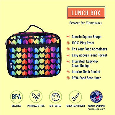Rainbow Hearts Lunch Box