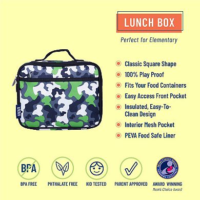 Green Camo Lunch Box