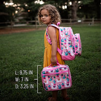 Llamas And Cactus Pink Lunch Box