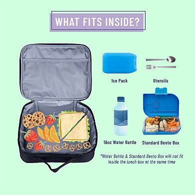 Rip-stop Black Lunch Box