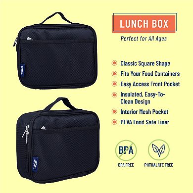 Rip-stop Black Lunch Box