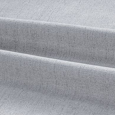 Awesome Home Chenille Blackout Set of 2 Back Tab Curtain Panels