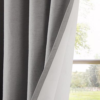Awesome Home Kohl's 100% Blackout Linen Blend Set of 2 Curtain Panels