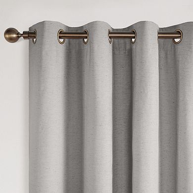 Awesome Home Kohl's 100% Blackout Linen Blend Set of 2 Curtain Panels