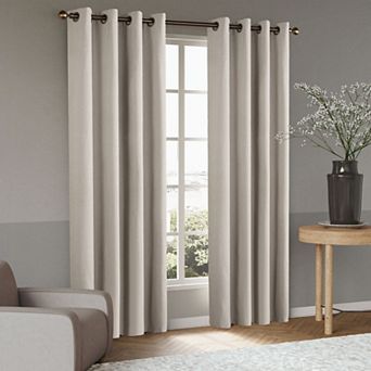 Awesome Home Kohl's Blackout Linen Blend Set of 2 Curtain Panels