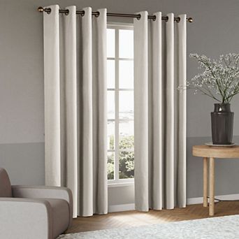 Awesome Home Kohl's Blackout Linen Blend Set of 2 Curtain Panels