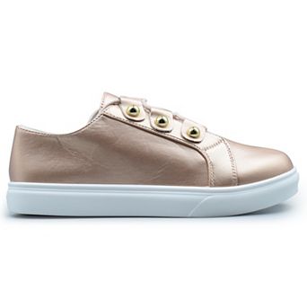 Henry Ferrera Charming Lady Women's Comfort Sneaker Unique Button