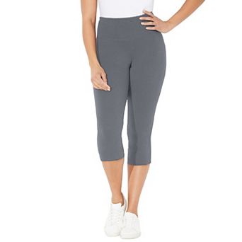 Catherines Women's Plus Size Knit Legging Capri