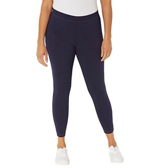 Catherines Women's Plus Size Knit Legging Capri