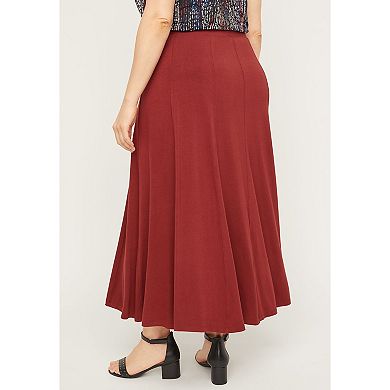 Catherines Women's Plus Size Anywear Seamed Skirt
