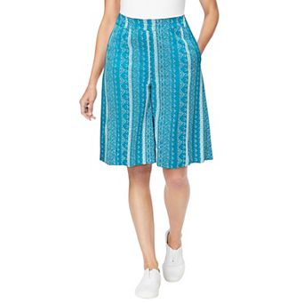 Woman Within Plus Size Flowy Short