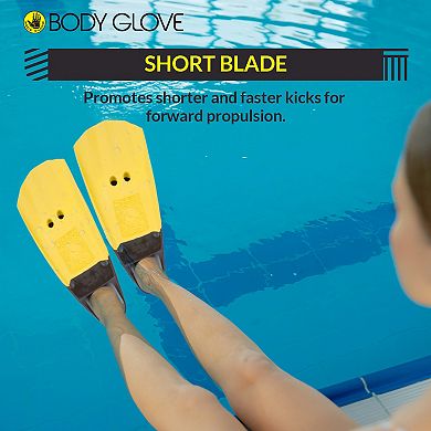 Body Glove Swim Fins - Natural Rubber Bodyboard Fins For Men And Women