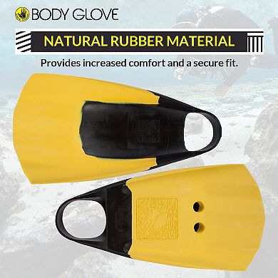 Body Glove Swim Fins - Natural Rubber Bodyboard Fins For Men And Women
