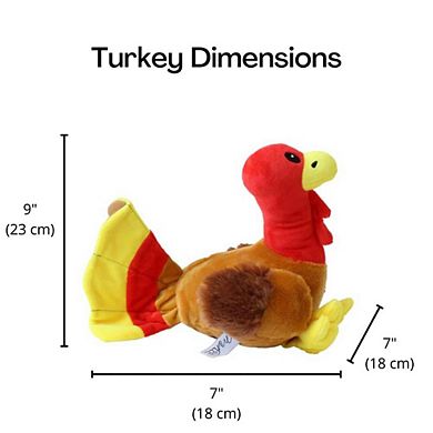 Midlee Thanksgiving Turkey Dog Toy