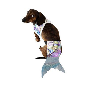 Midlee Mermaid Dog Halloween Costume