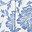 Azure Floral Tapestry
