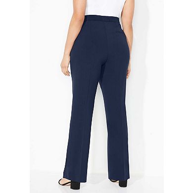 Catherines Women's Plus Size Right Fit Pant (Curvy)