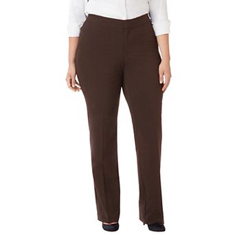 Catherines Women's Plus Size Petite Right Fit Pant (Curvy)