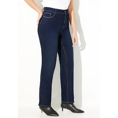 Catherines Women's Plus Size Right Fit Moderately Curvy Jean