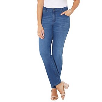 Catherines Women's Plus Size Right Fit Moderately Curvy Jean