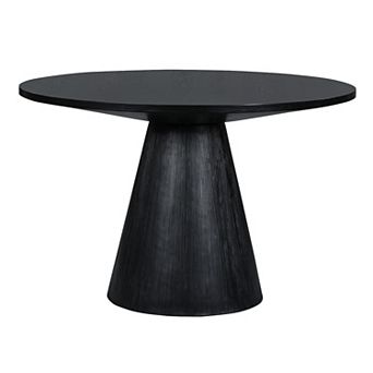 Merax Retro Round Dining Table Minimalist Elegant Table