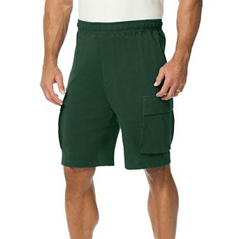 KingSize Men's Big & Tall French Terry Cargo Shorts