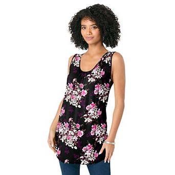 Roaman's Women's Plus Size Ultra Drape Tank Top