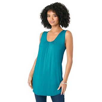 Roaman's Women's Plus Size Ultra Drape Tank Top