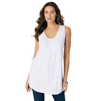 Roaman's Women's Plus Size Ultra Drape Tank Top